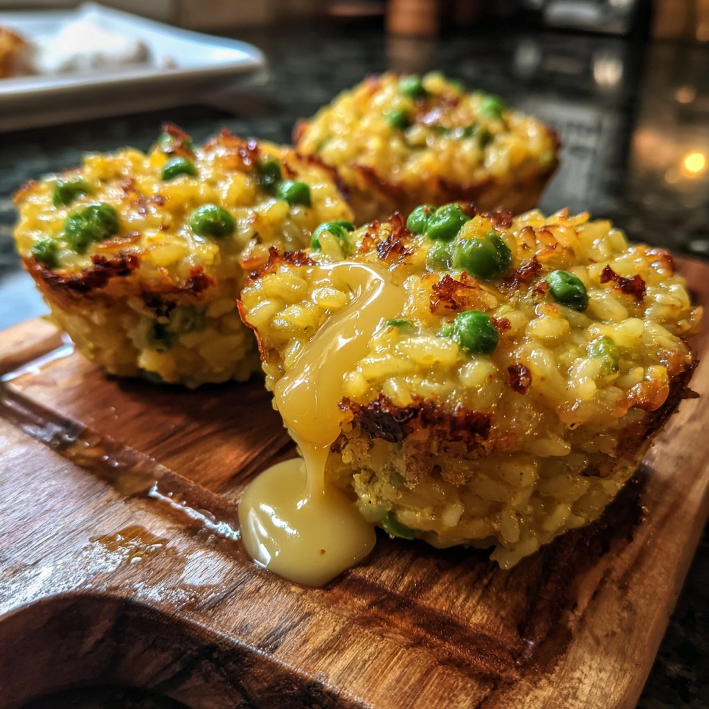 Delicious Saffron Risotto Cupcakes