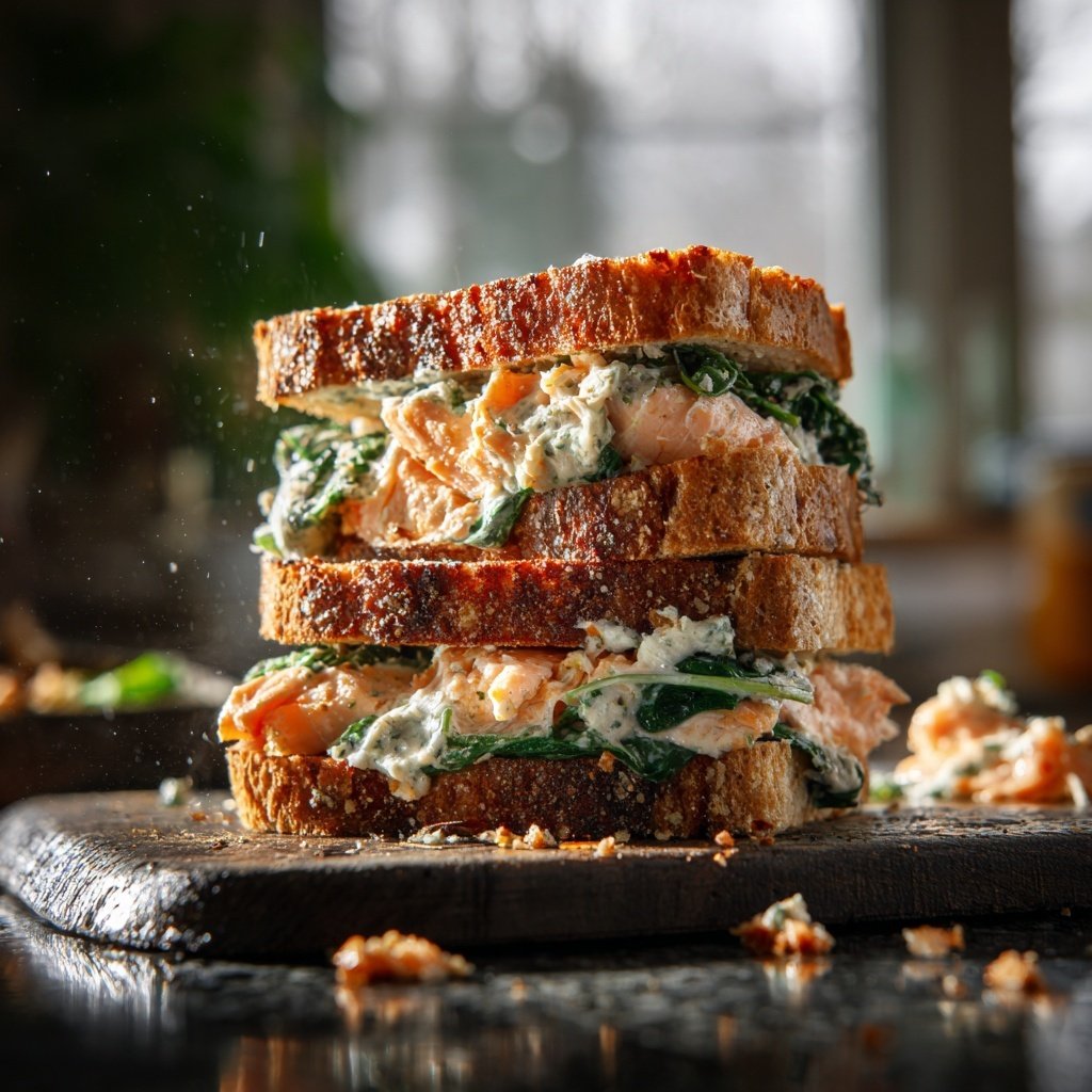 Silly Salmon Sandwich Delight