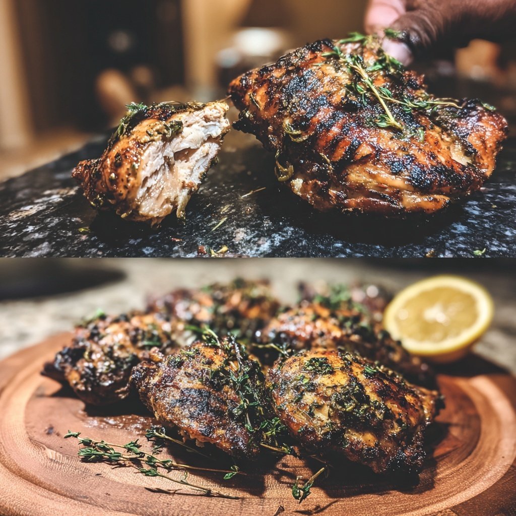 Grilled Lemon Thyme Chicken