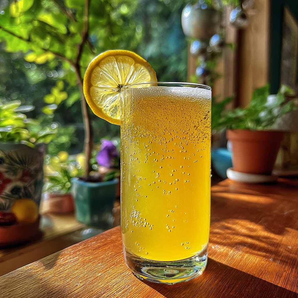 Zesty Dandelion Lemon Brew