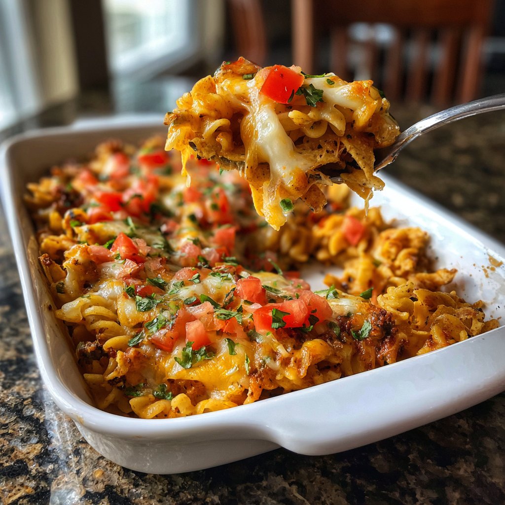 Baked Taco Pasta Casserole
