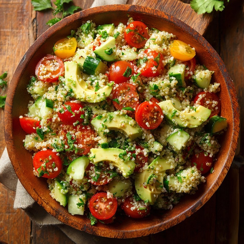 Healthy Avocado Quinoa Salad