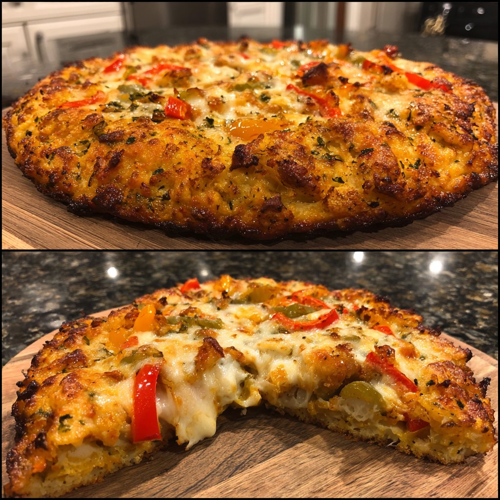 Trader Joe's Chicken Cauliflower Pizza
