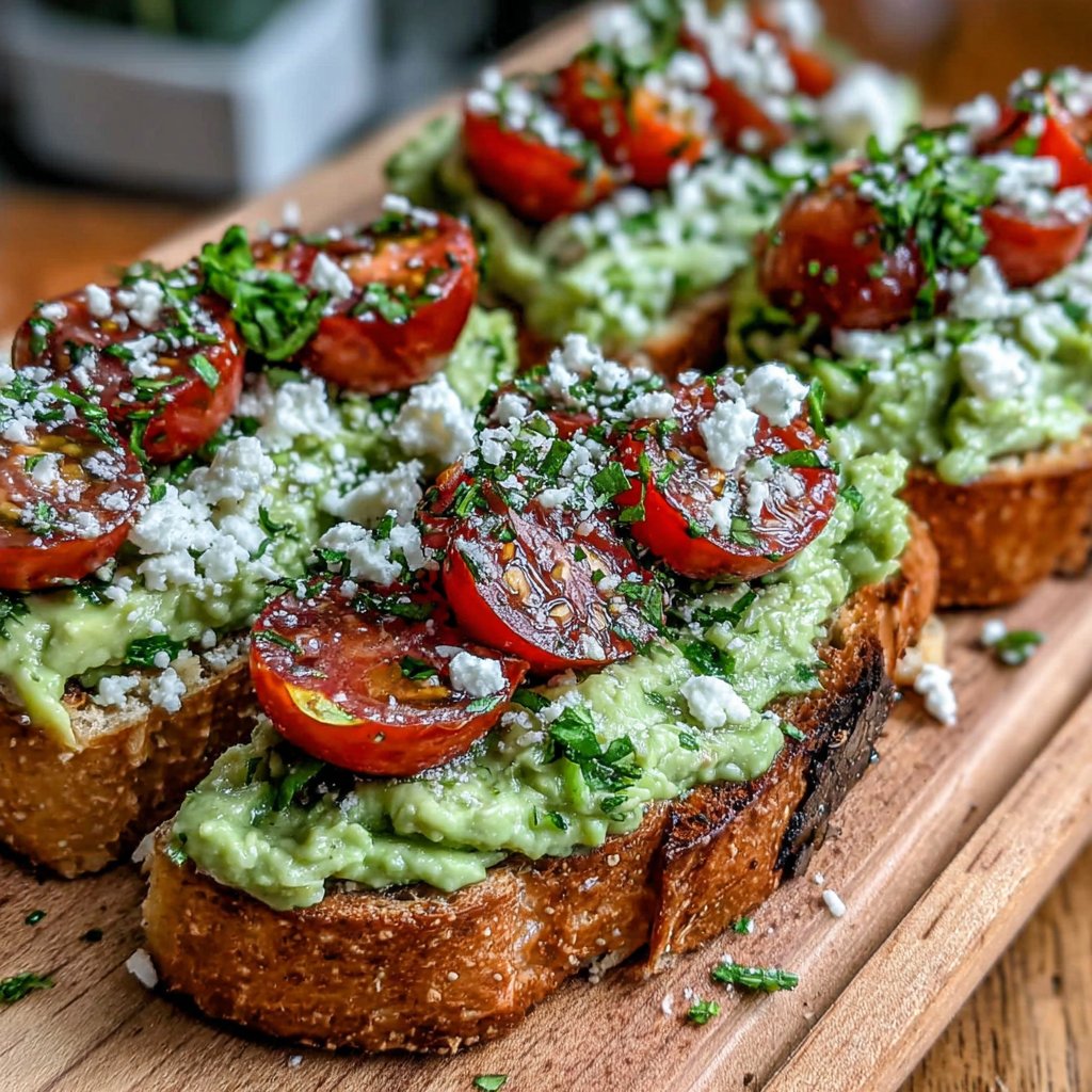 Creamy Avocado Lunch Toast
