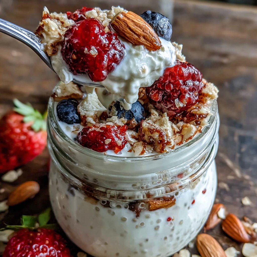 Quinoa Yogurt Breakfast Jar
