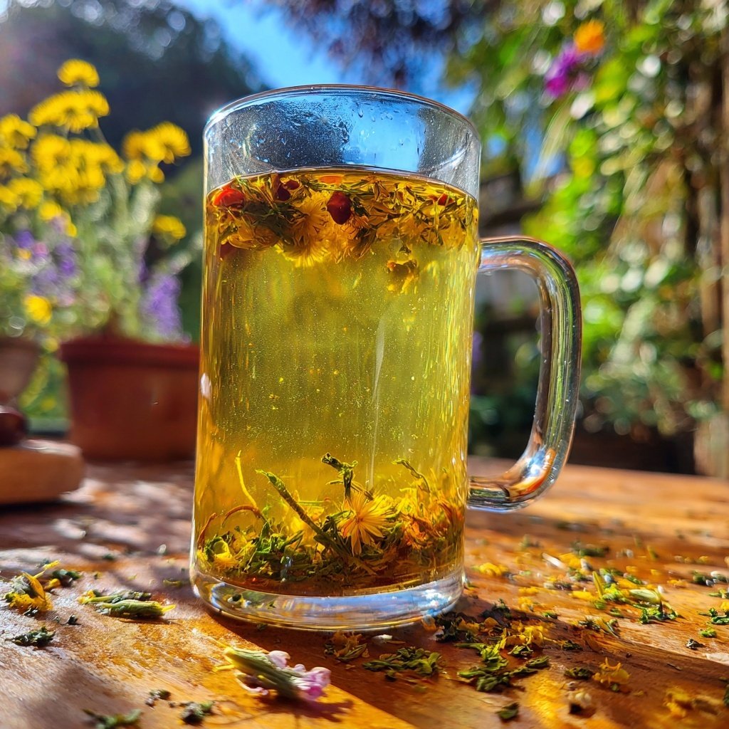 Dandelion and Berry Tea