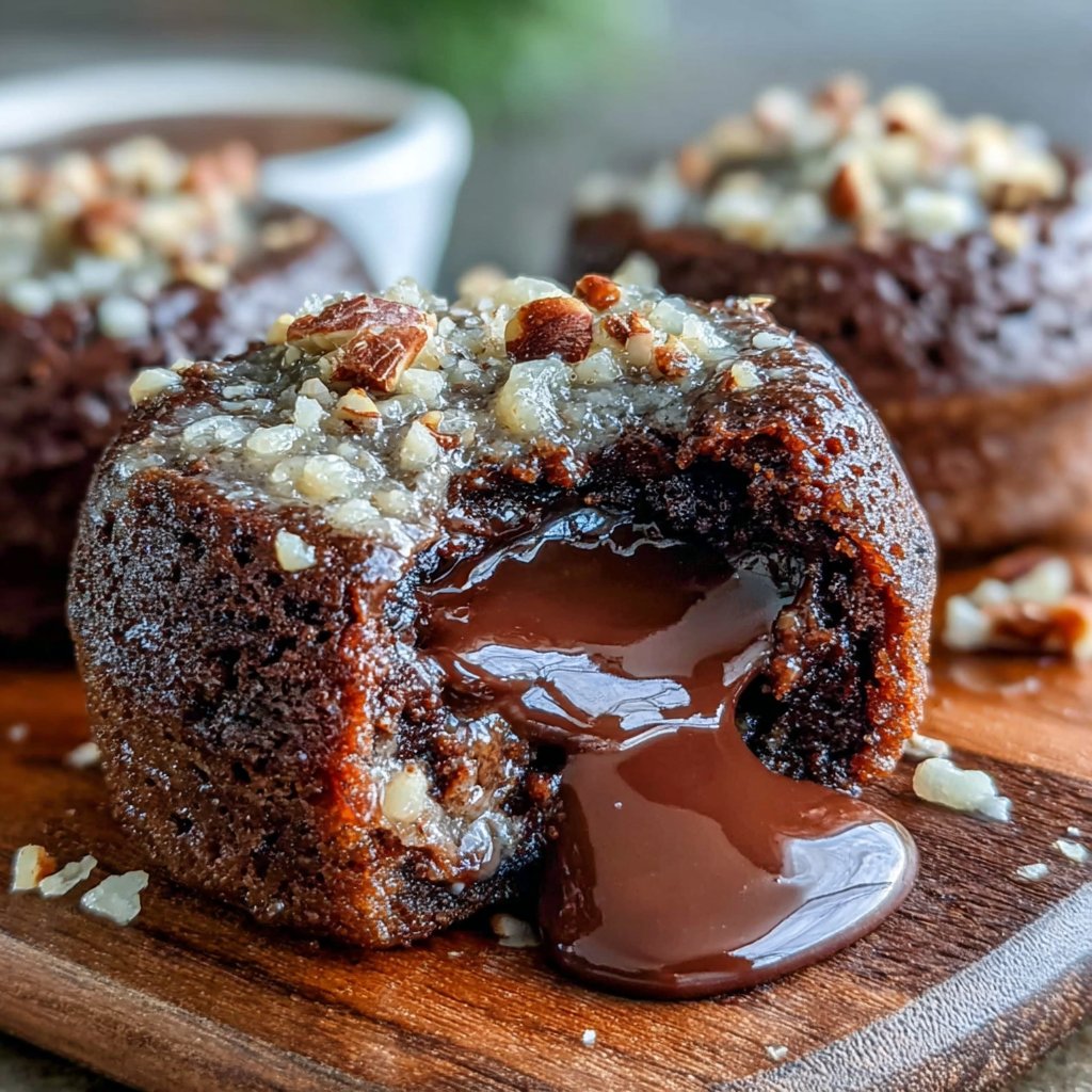 Espresso-Hazelnut Lava Cakes