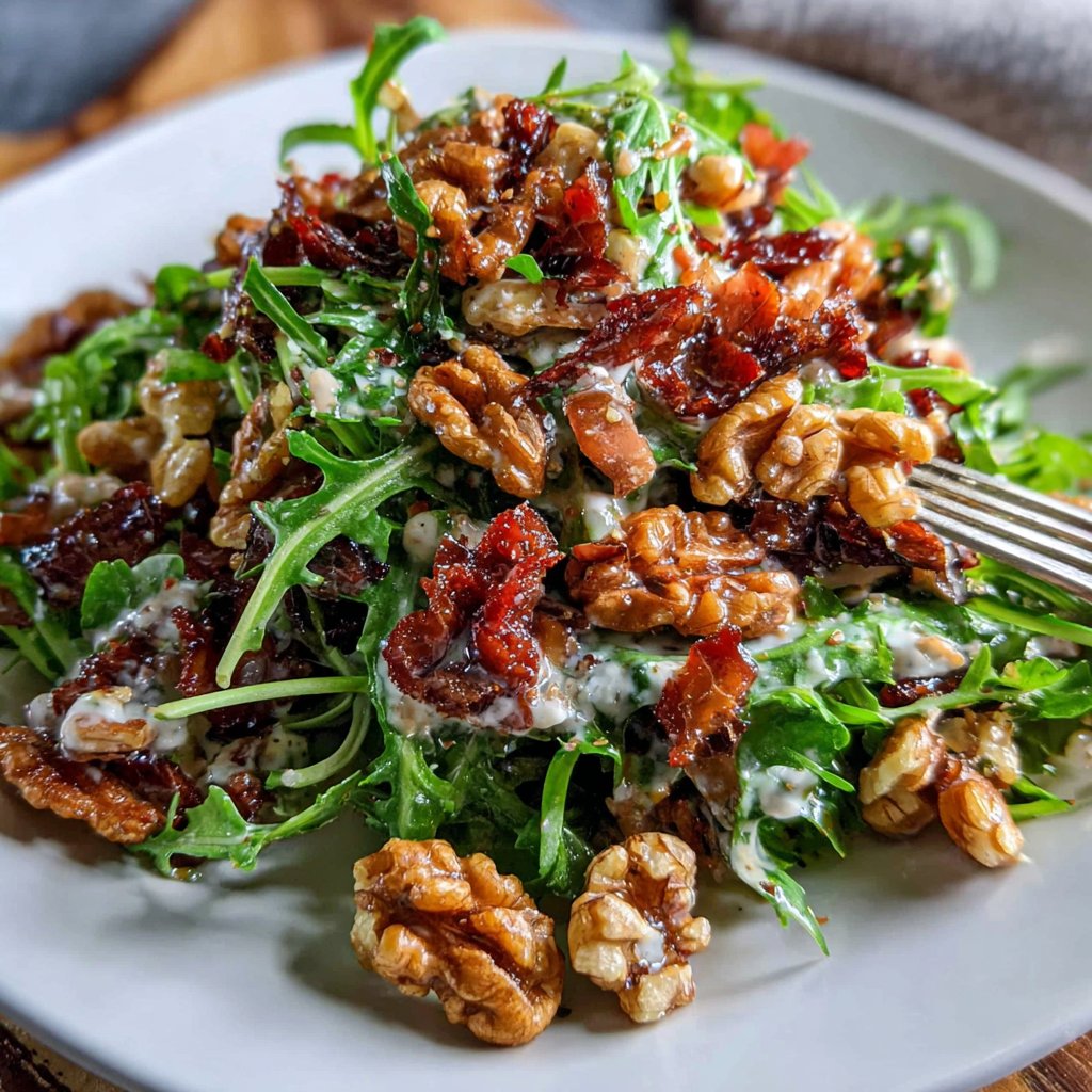 Dandelion Petal Salad with Nuts