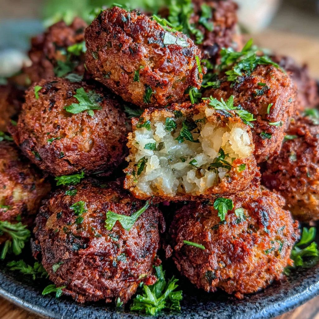 Crispy Baked Falafel